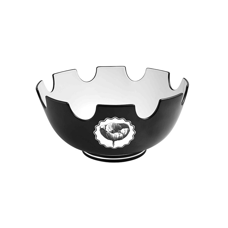 Herbariae Salad Bowl, D26.7cm, Black-0