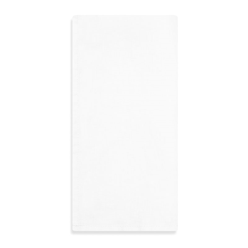 Plain Linen Napkin, 50 x 50cm, White-1