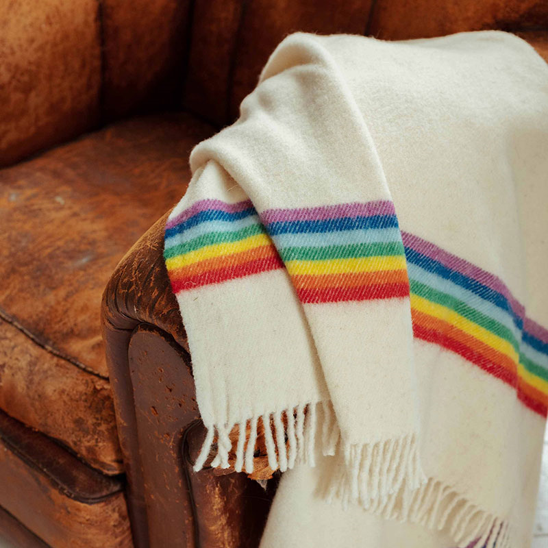 Lana Arco Wool Blanket, 180 x 140cm, Multi-colour-0