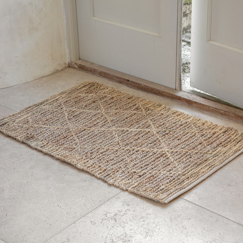 Vandi Jute Doormat, 60 x 90cm, Natural-0