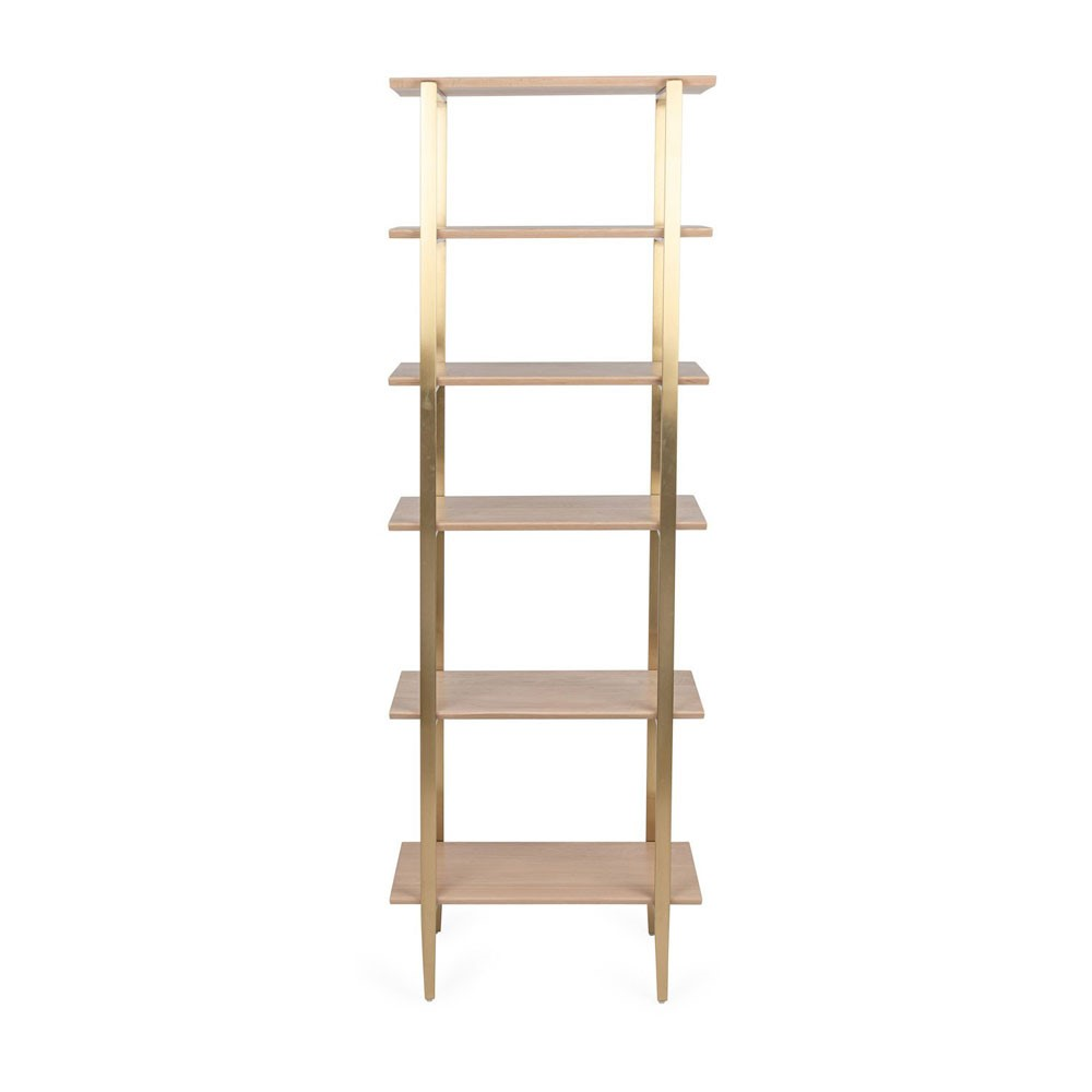 Crawford Narrow Shelving, 176 x W60cm, Light Oak-1