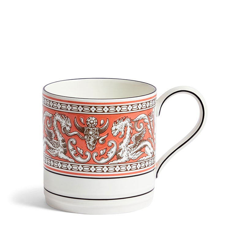 Florentine Mug, 326ml, Salmon-0