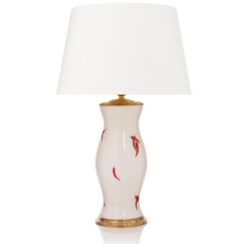 Lamp Base, Some Like it Hot, Ivory, 33 x 15cm-0