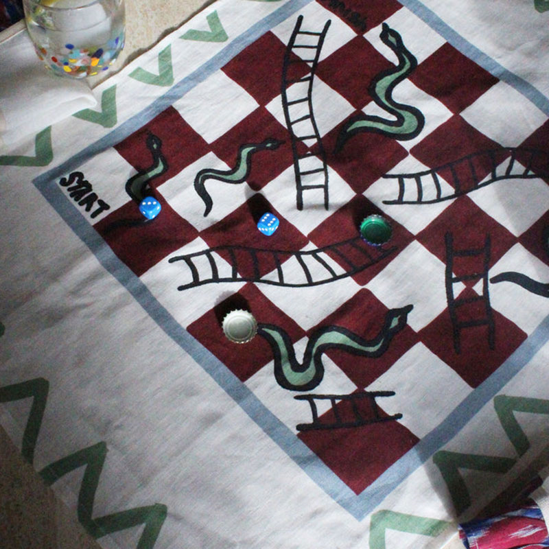 Snakes & Ladders Teatowel, 50 x 70 cm-2