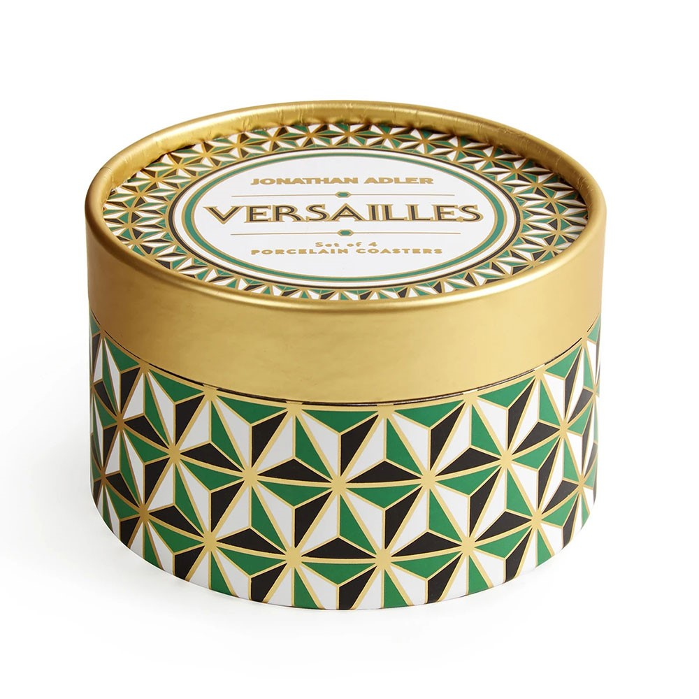 Versailles Set of 4 Coasters, D10cm, Multi-3