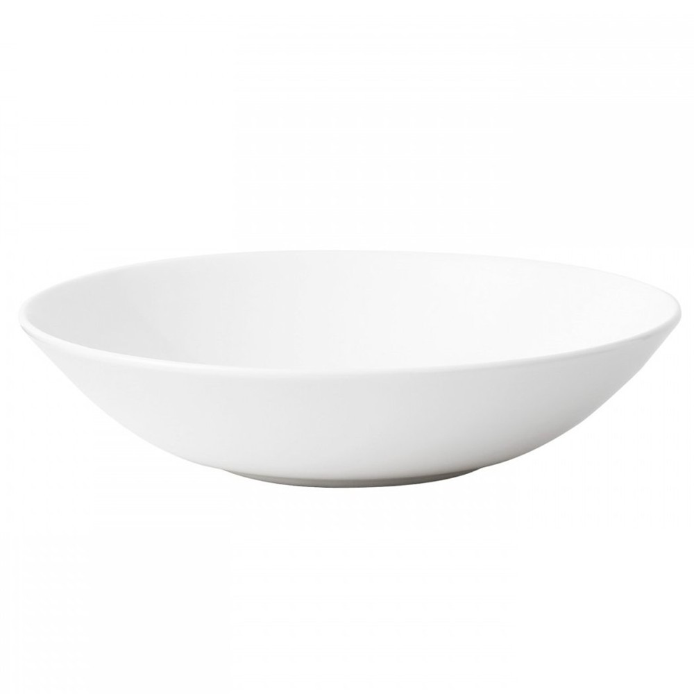 White Soup plate, 23cm-0