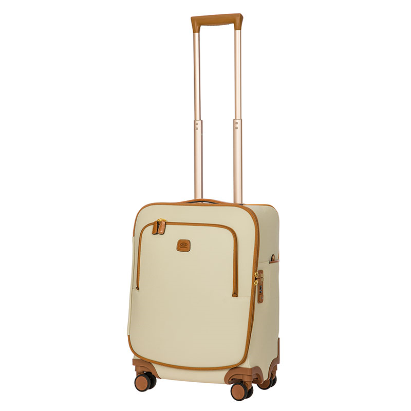 Firenze Carry-on Suitcase, H55 x L40 x W23cm, Cream-2