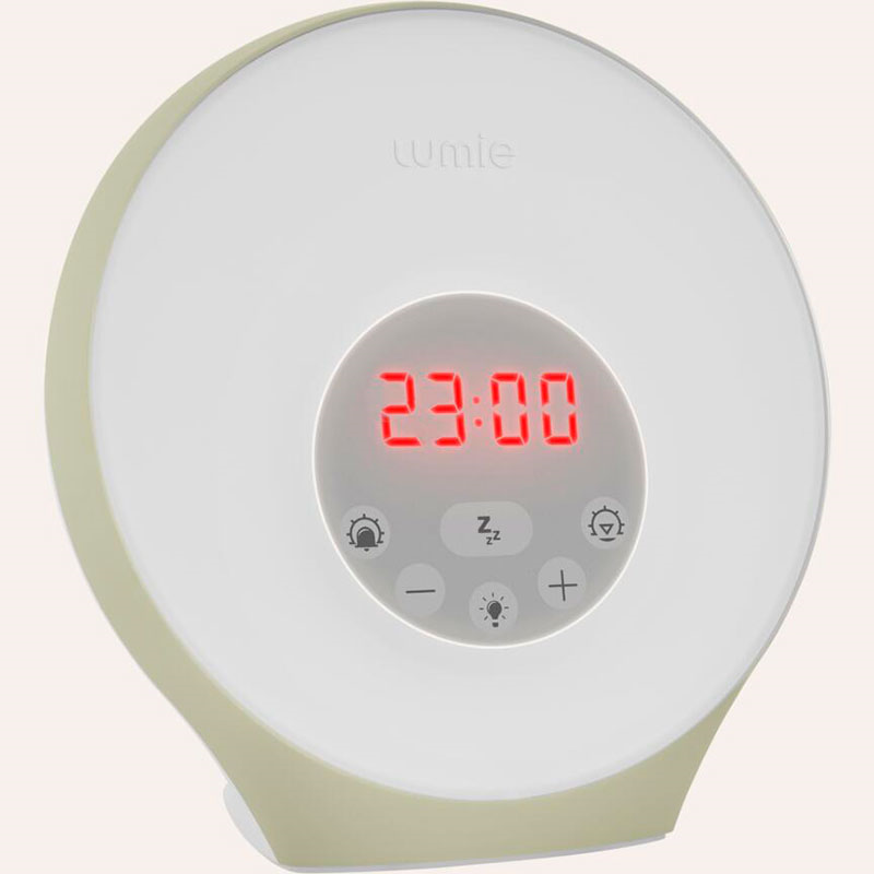 Sunrise Alarm Clock, White-3