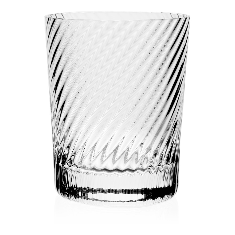 Atlantic Spiral old fashioned tumbler, 10.5cm - 320ml, Clear-0