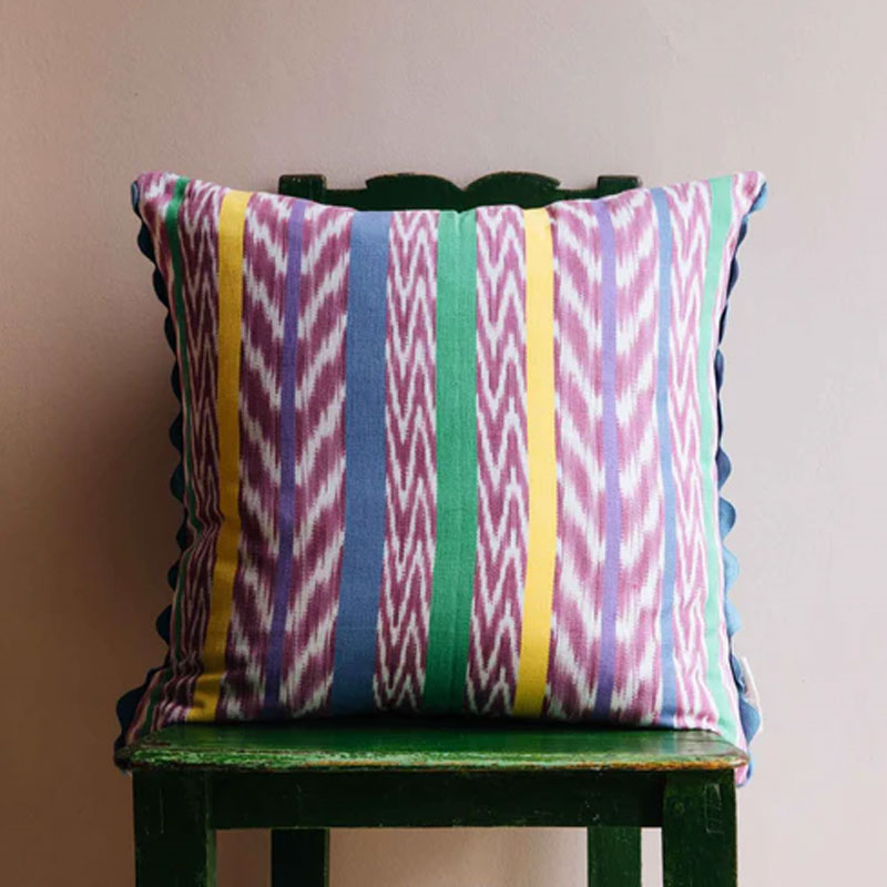 Gloria Cushion, 57 x 57cm, Lilac Multi-2