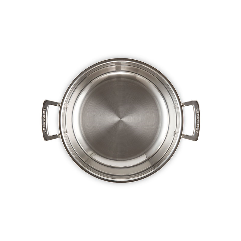 Classic 3-ply Shallow Casserole, 26cm, Stainless Steel-4