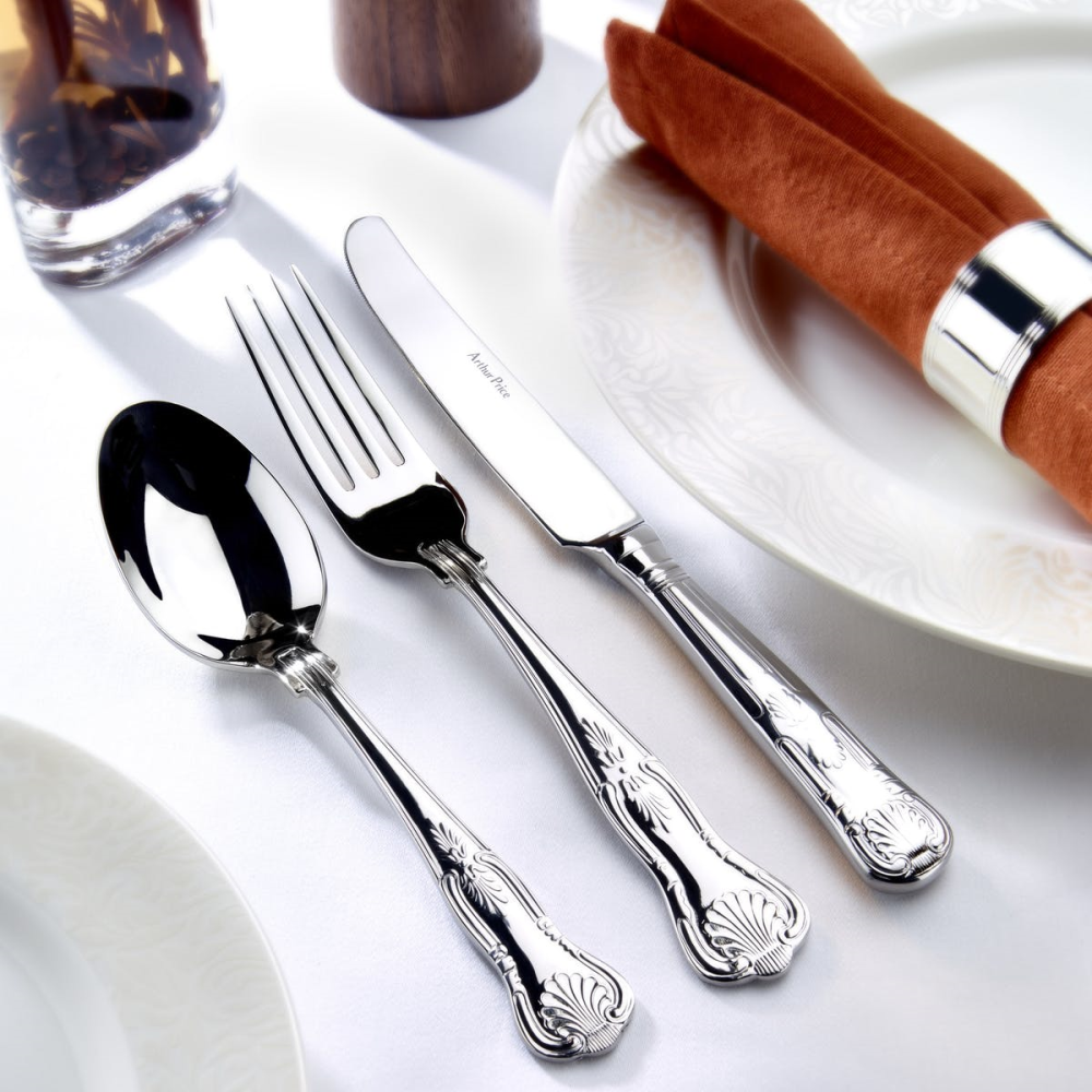 7 Piece Place Setting, Everyday Classics, Kings, Stainless Steel-1