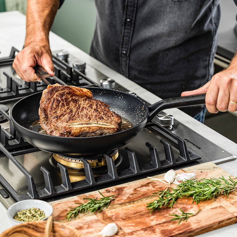 Classic Forged Non-Stick Frying Pan, 30cm, Black-8