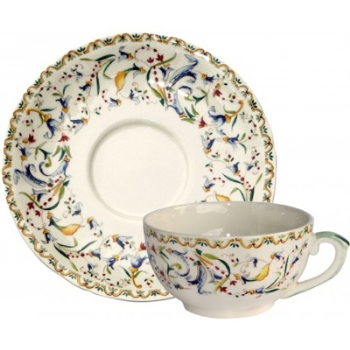 Gien- Toscana, Teacup & Saucer, Set of 2-0