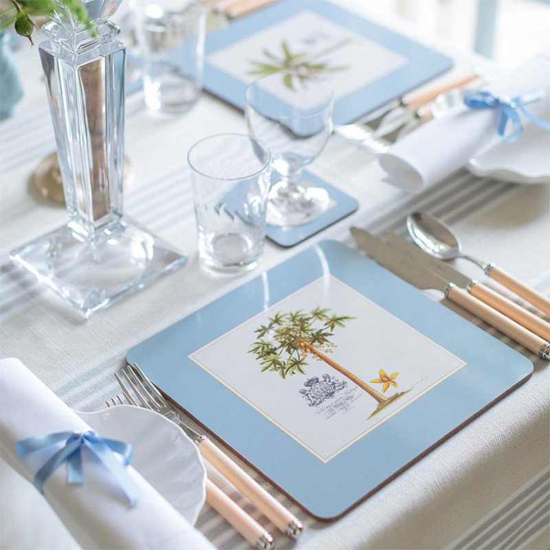 Island Palms Set of 4 Tablemats, 24 x 24cm-1