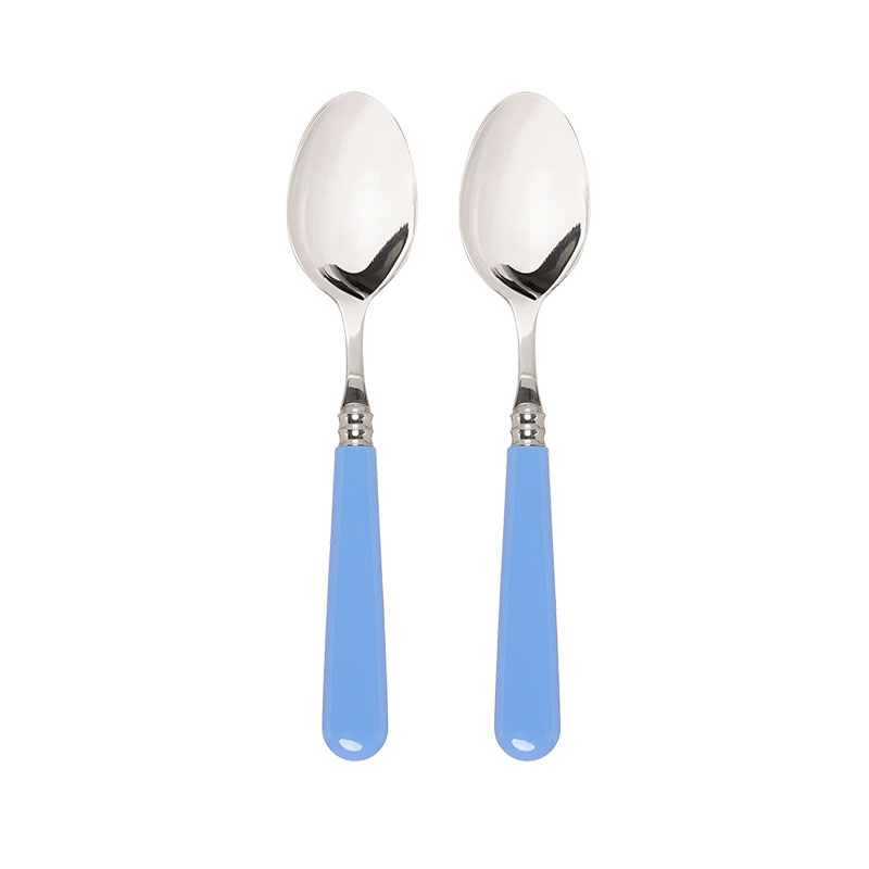 Set of 2 Teaspoons, Sky Blue-0