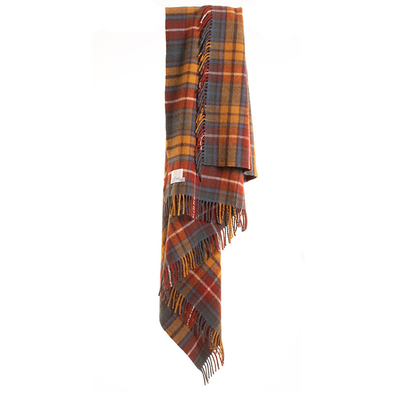 Tartan Throw, 150 x 183cm, Antique Buchanan-2