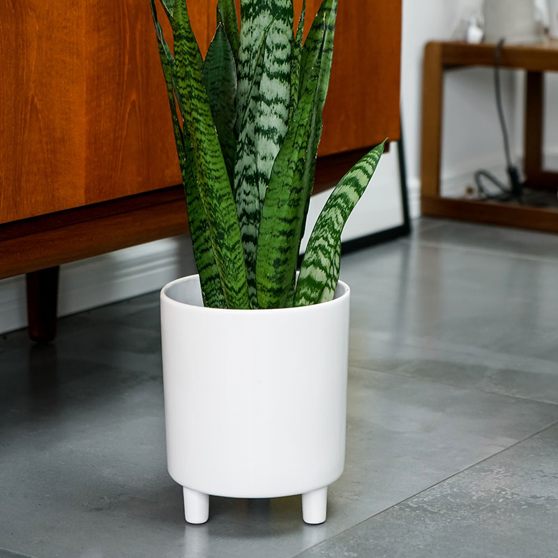 Pisa Planter, H20 x W24 x D24cm, White-0