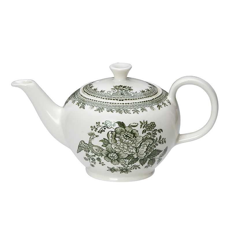 Asiatic Pheasants Teapot, 400ml, Green-0