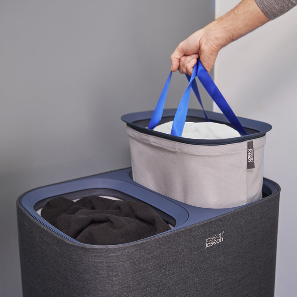 Tota Easy-Empty Laundry Basket 90 Litre Black-1