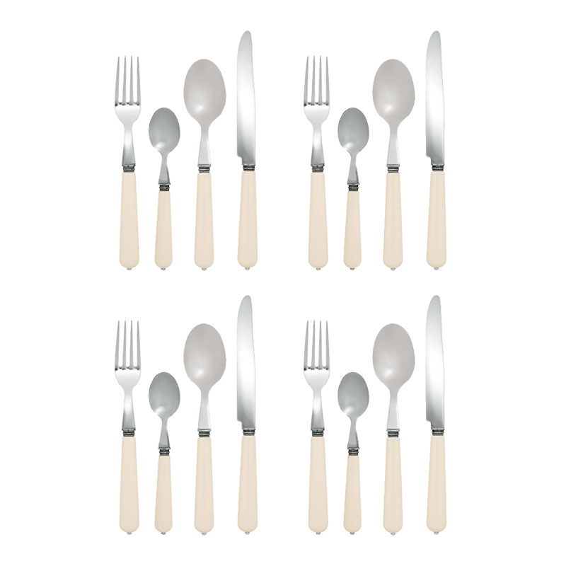 Ivory 16 piece cutlery set-1