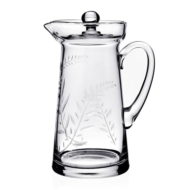 Jasmine Covered Pitcher, 1.43l, Clear-0