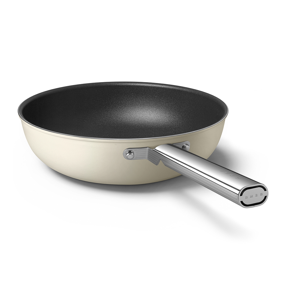 Wok, 30cm, Cream-3