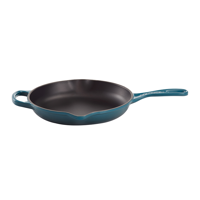 Le Creuset Signature Cast Iron 23cm Frying Pan Deep Teal-0