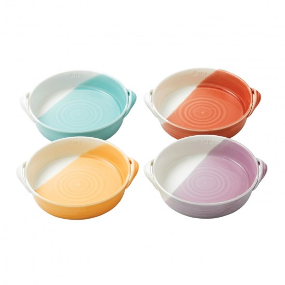 1815 Brights Set of 4 mini serving dishes, 17cm, Mixed Colours-0