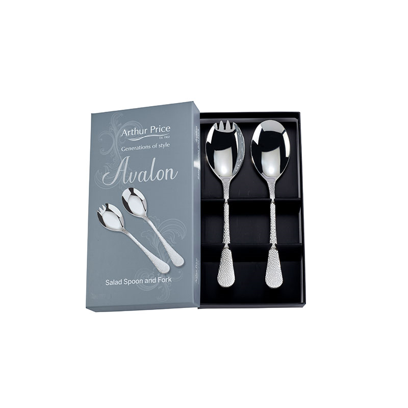 Avalon Salad Servers, L23.5cm, Stainless Steel-0