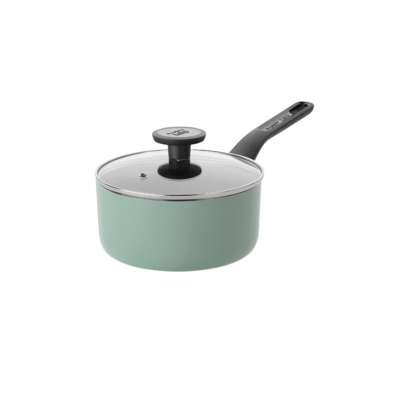 Leo 3 Piece Saucepan Set, Sage-3