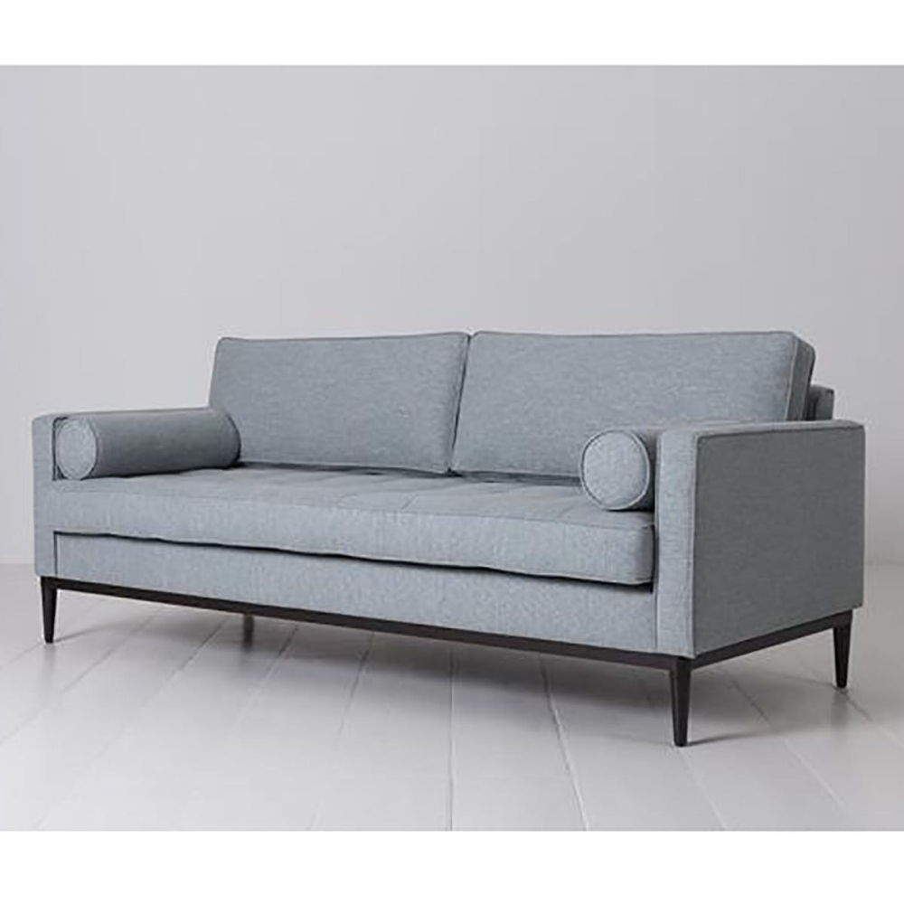 Model 02 3 Seater Linen Sofa, Seaglass-0