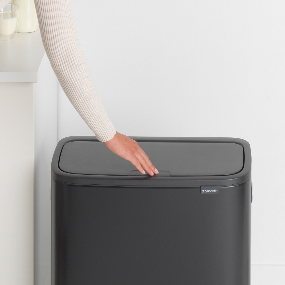 Bo Touch bin, 30 litre, Matt Black-11