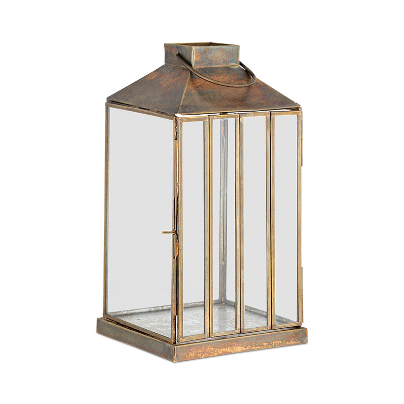 Nampo Lantern, H28cm, Aged Antique-2