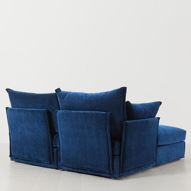 Model 06 2 Seater Sofa With Chaise, Navy-3