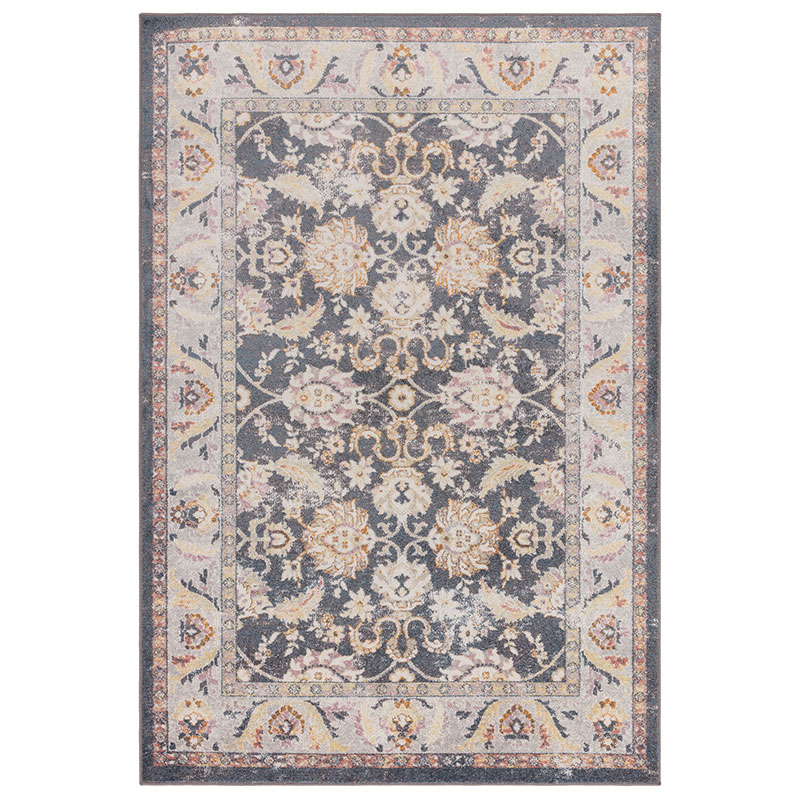 Flores farah classic persian border rug, 160 x 230cm, Multi-0