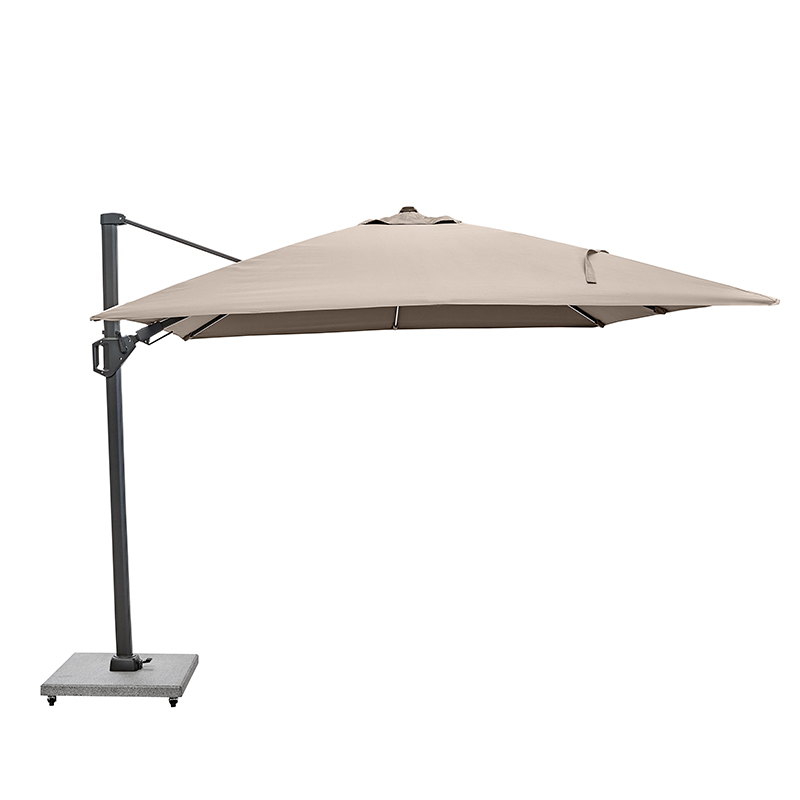 Glow Challenger T2 Sqaure Parasol, 3m, Taupe-1