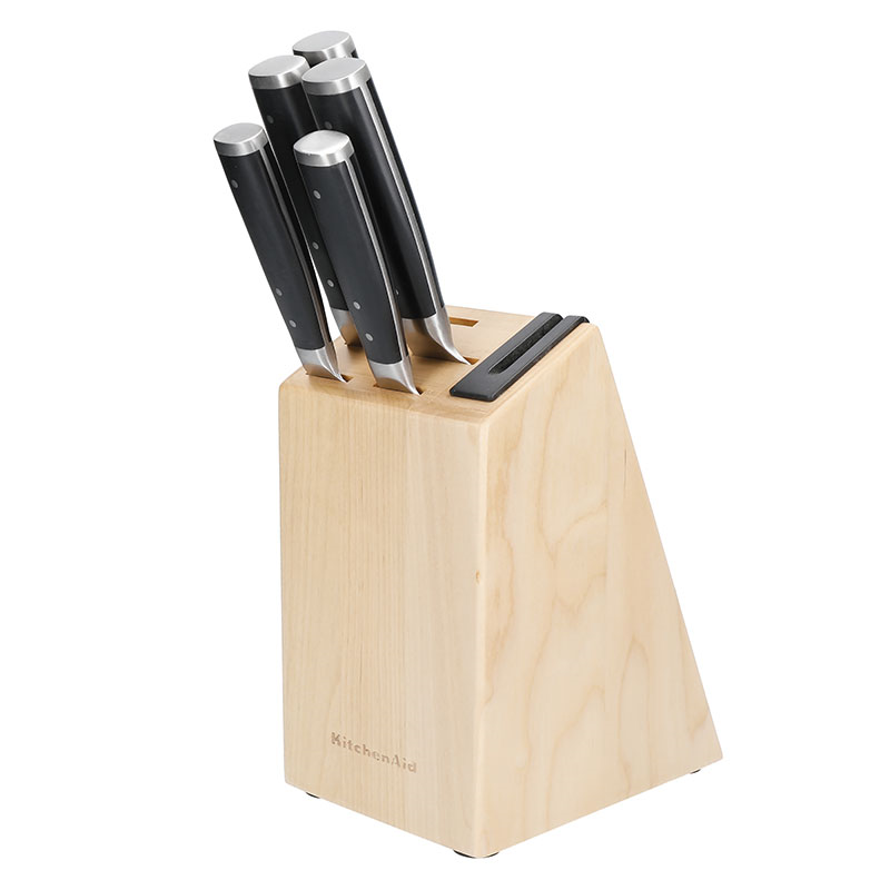 Gourmet 5 Piece Forged Knife Block Set-0