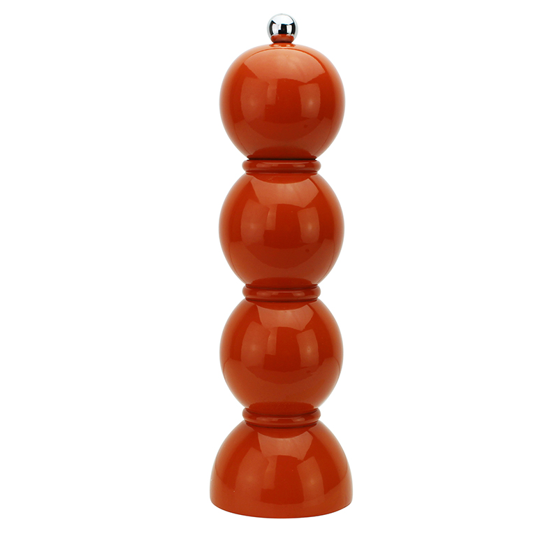 Bobbin Salt & Pepper Grinder, H24cm, Orange-0