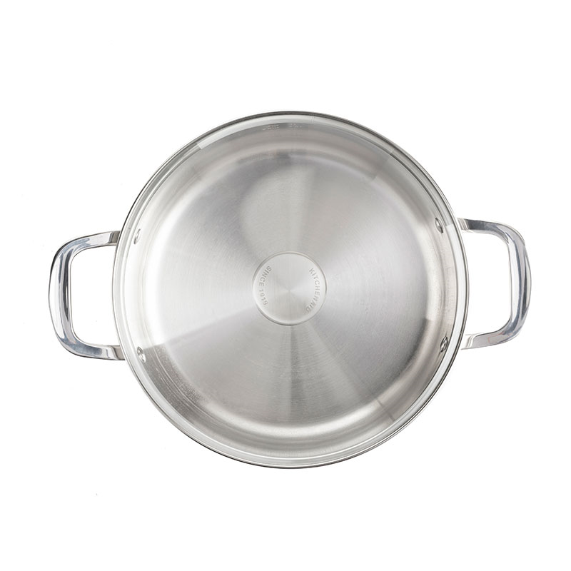 Stainless Steel Sheet - Ceramic Non-Stick Saute Pan, 28cm, Silver-1