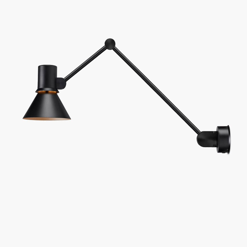 Type 80 W2 Wall Light, Matte Black-1