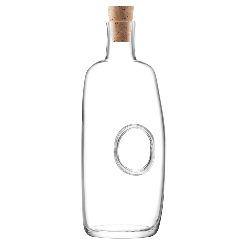 Void Carafe and cork stopper, 1.1 litre, clear-1