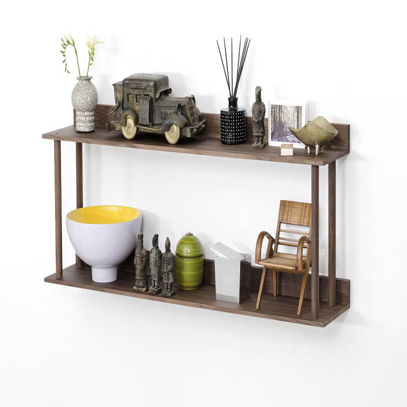 Platform 2 Shelf, H38 x W100cm, Walnut-5