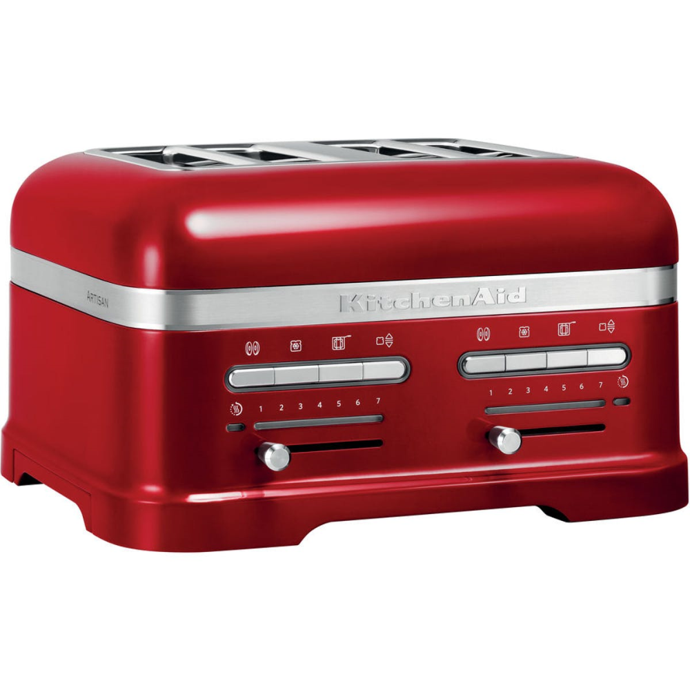 Artisan 4 slot toaster, candy apple red-0