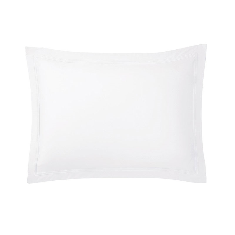 Triomphe - 300 Thread Count Cotton Sateen King pillowcase, 50 x 90cm, Blanc-0