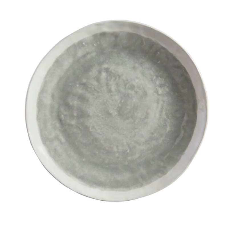 Sea Foam Dinner Plate, D27cm, Dove Grey-0