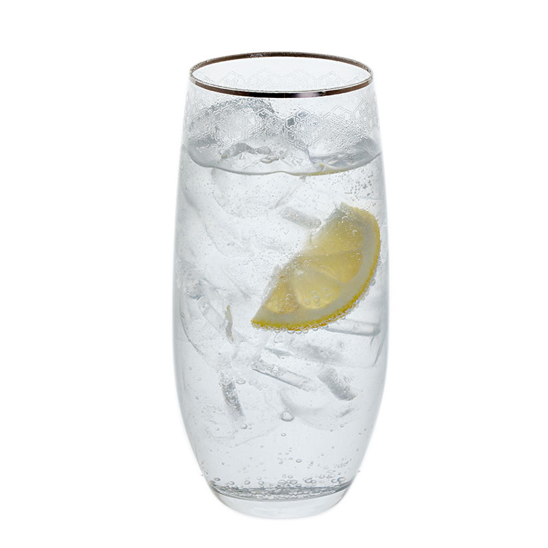 Gatsby Pair of Highball Glasses, 470ml, Clear-1