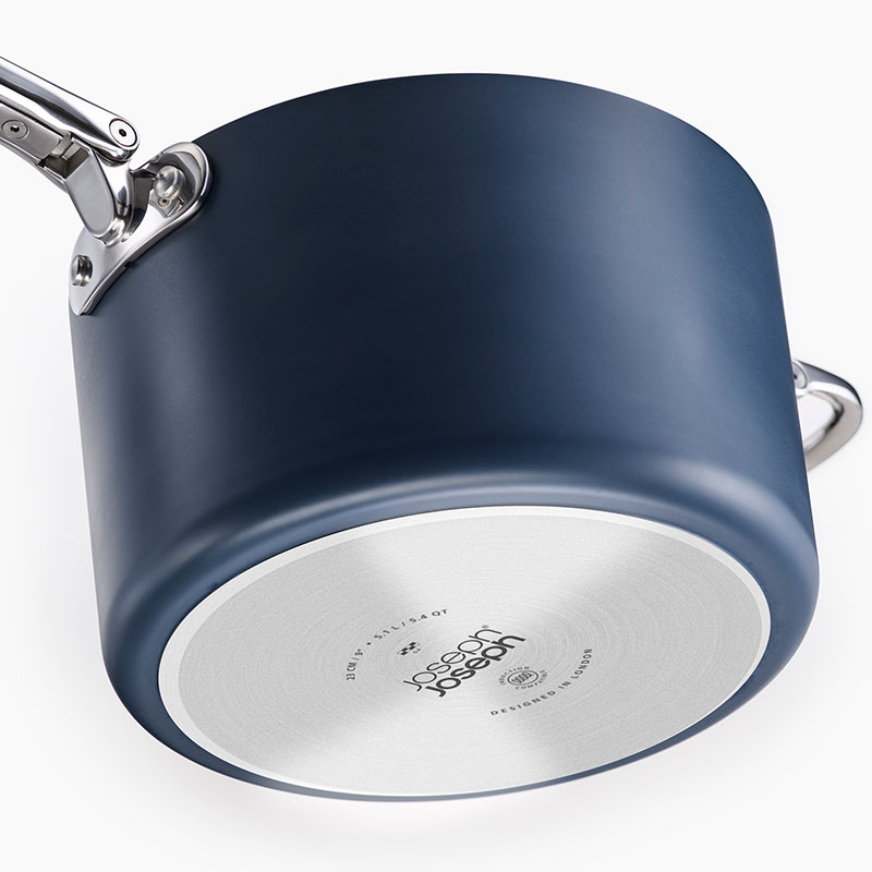 Space Folding Saucepan & Lid, 23cm, Midnight Blue-21