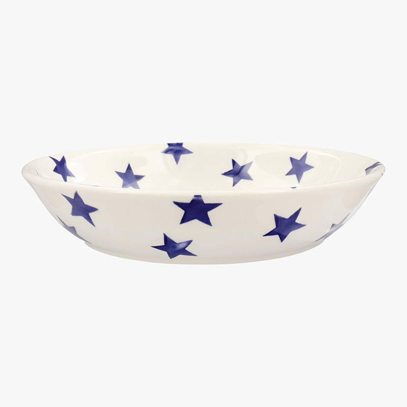 Blue Star Pasta Bowl, D23.5cm, Cream-0