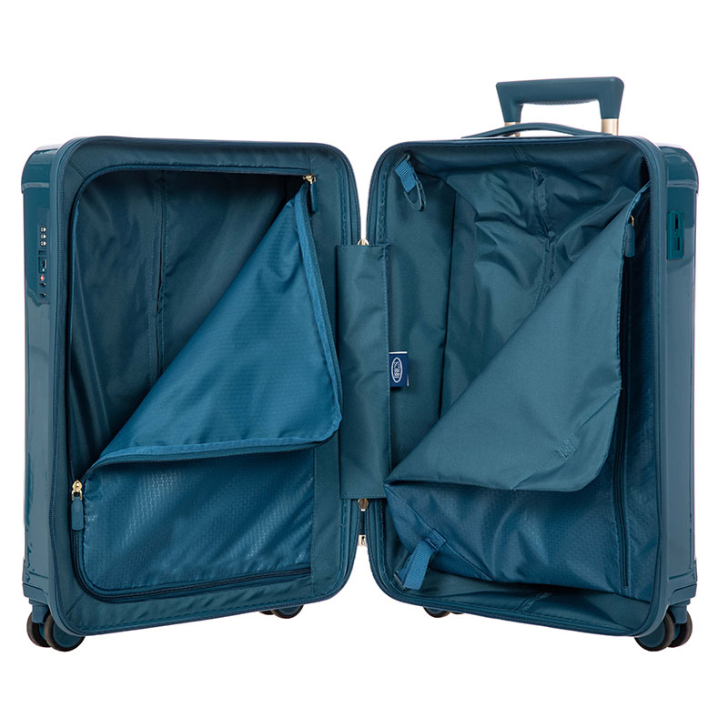 Positano Carry-on Trolley Suitcase, H55 x W23 x L38xcm, Sea Green-7